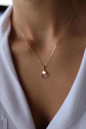 Yıldız Altın Kolye resmi