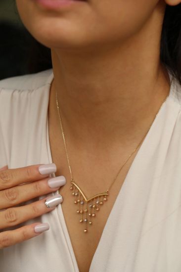 Toplu Altın Kolye resmi