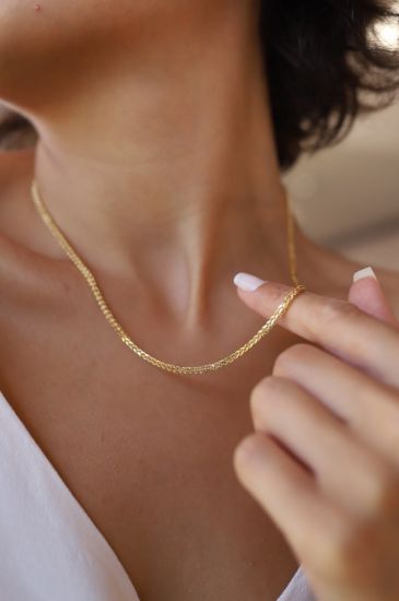 Özel Tasarım Altın Zincir resmi