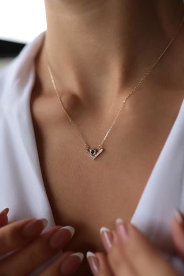 Nazar Boncuklu Altın Kolye resmi