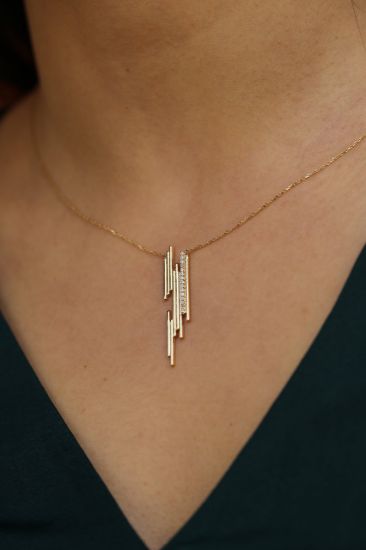 Çubuk Altın Kolye resmi