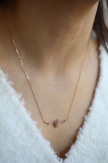 Altın Özel Seri Damla Kolye resmi