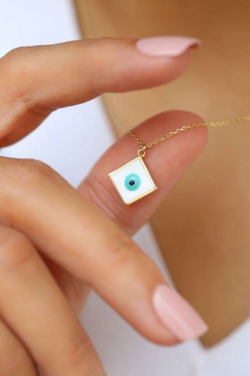 Nazar Boncuklu Altın Kolye resmi