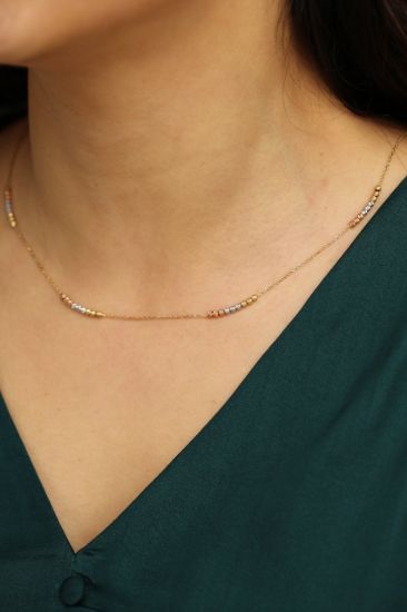 Toplu Altın Kolye resmi