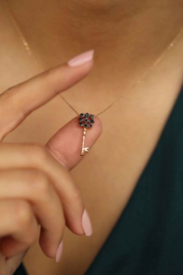 Anahtar Altın Kolye resmi