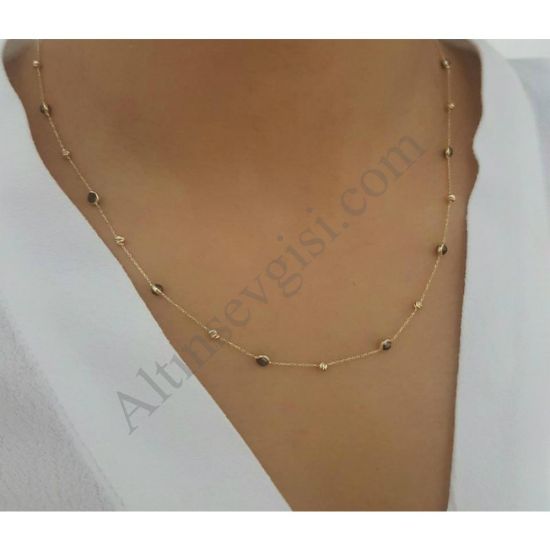 Toplu Altın Kolye resmi