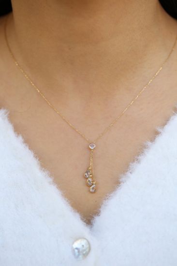 Damla Altın Kolye resmi