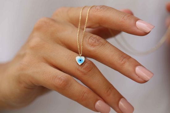 Kalp Altın Kolye resmi