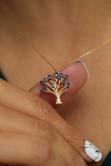 Dilek Ağacı Altın Kolye resmi