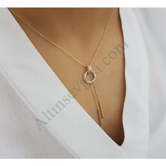 Çubuk Altın Kolye resmi