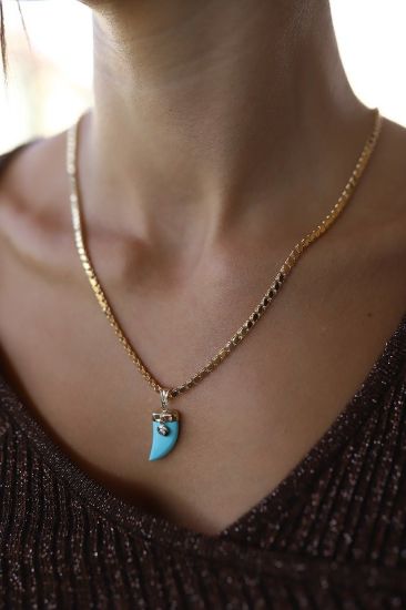 Fil Dişi Altın Kolye resmi