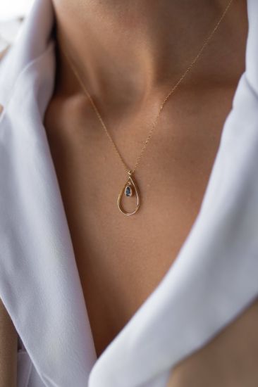 Damla Altın Kolye resmi