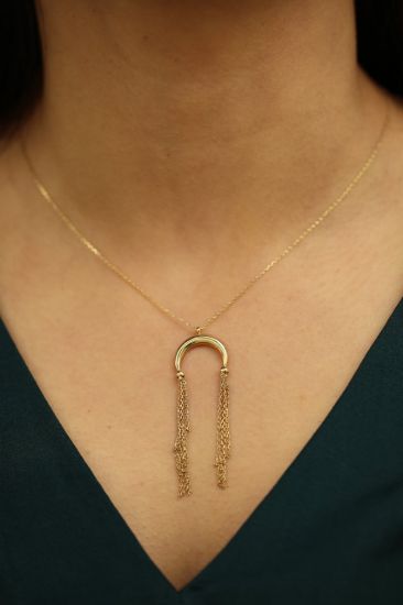 Hilal Altın Kolye resmi