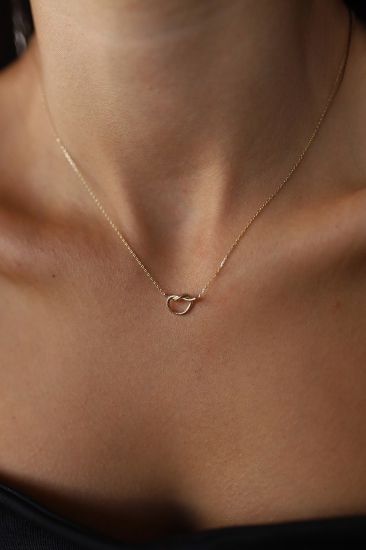 Örgü Altın Kolye resmi