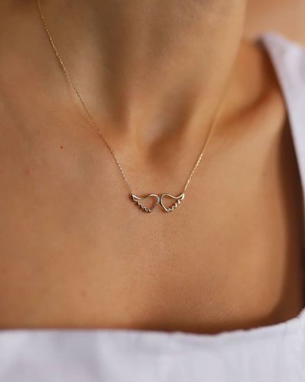 Melek Altın Kolye resmi