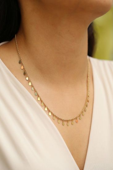 Pullu Altın Kolye resmi