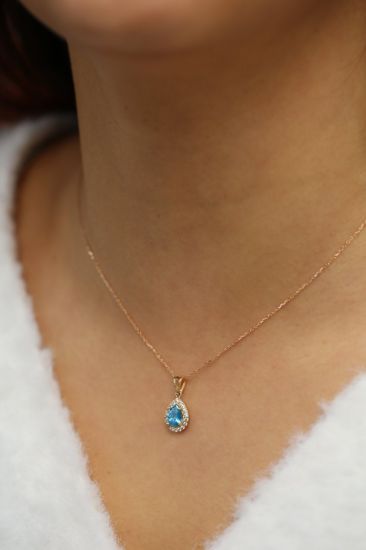 Damla Altın Kolye resmi