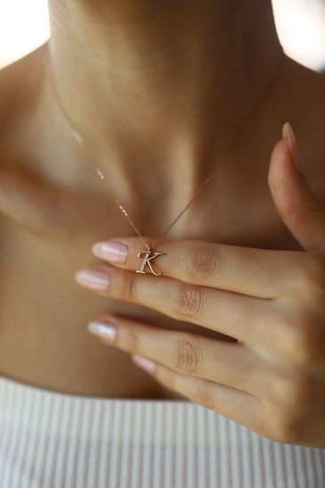 Harfli Altın Kolye resmi