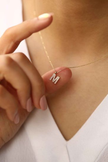 Harfli Altın Kolye resmi