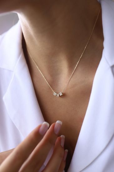 Küp Altın Kolye resmi