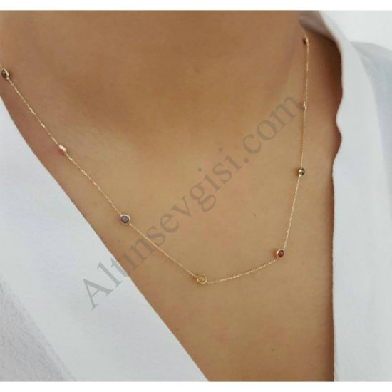 Tiffany Altın Kolye resmi