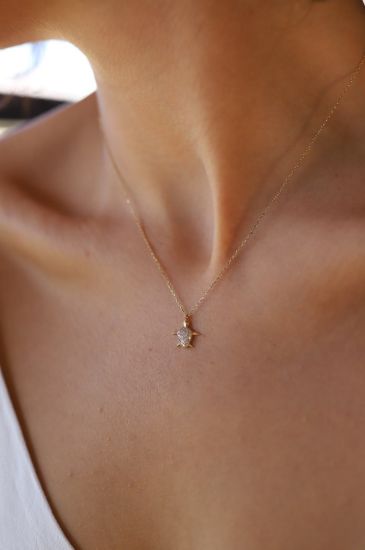 Kaplumbağa Altın Kolye resmi