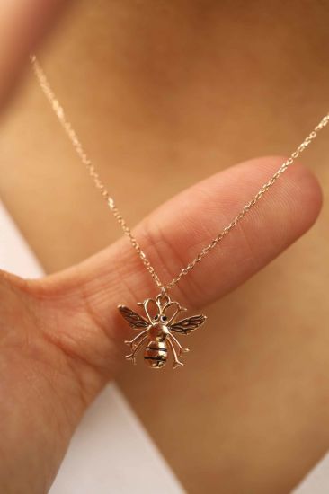 Arı Altın Kolye resmi