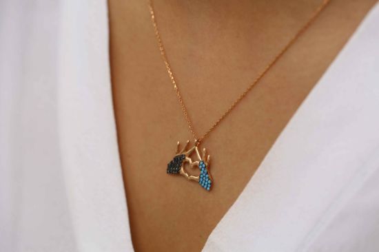 Kalp Altın Kolye resmi