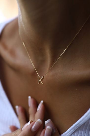 3 Boyutlu Altın Kolye resmi