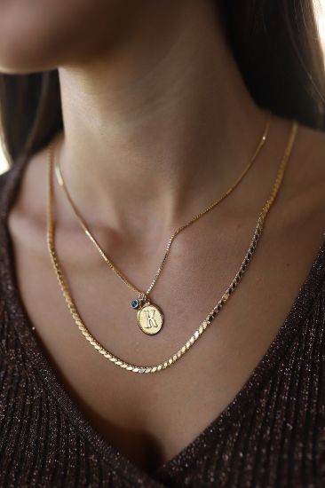 Harfli Altın Kolye resmi