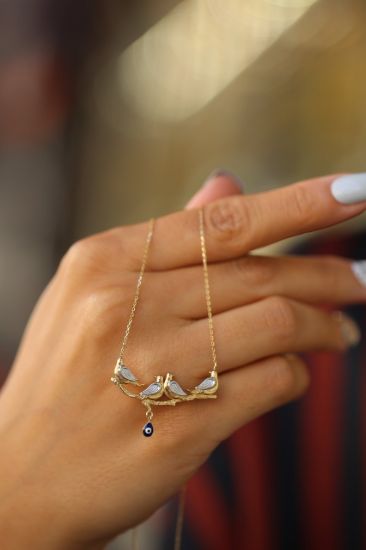 Kuş Altın Kolye resmi