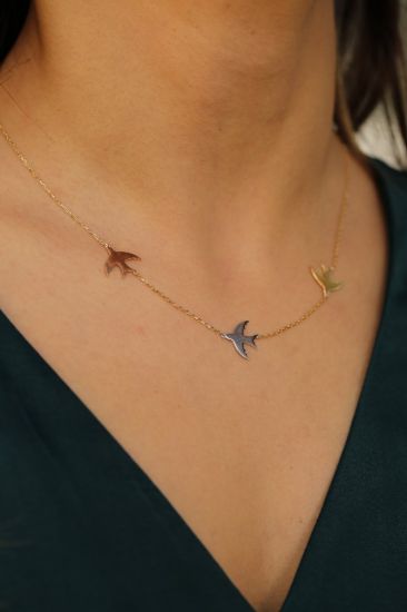 Kırlangıç Altın Kolye resmi