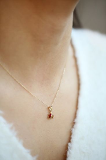 Altın Uğur Böceği Kolye resmi