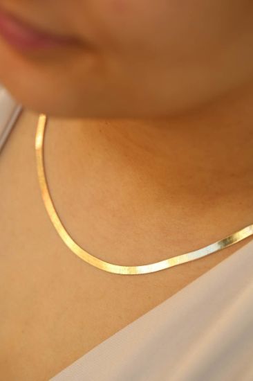 İtalyan Ezme Altın Zincir resmi