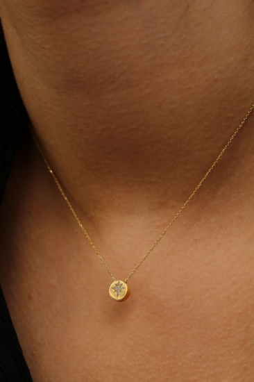 Kuzey Yıldızı Altın Kolye resmi