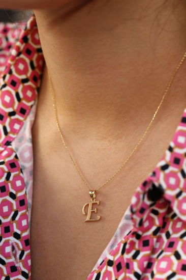 Harfli Altın Kolye resmi