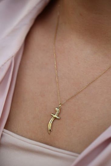 Zülfikar Altın Kolye resmi