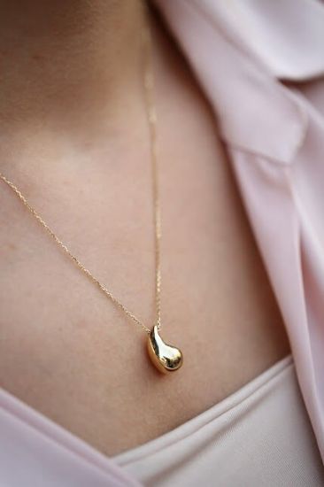 Damla Altın Kolye resmi