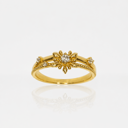 14 Ayar Taşlı Eklem Yüzüğü