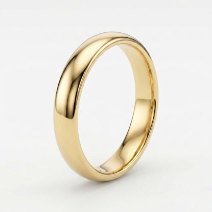 14 Ayar İnce Sade Alyans resmi